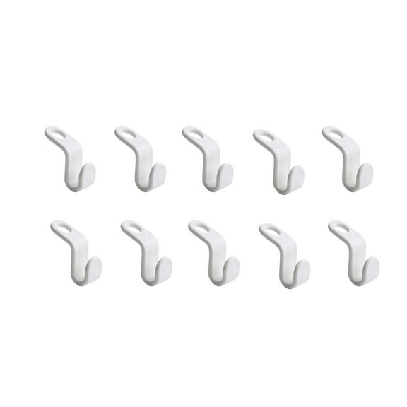 Needhep Multiple Uses Coat Hooks Small Wire Toggle Hooks Waterproof, Folds Up With Magnets When Not In Use Accordion Wall Hanger Waterproof, For Living Room, Kitchen (white)