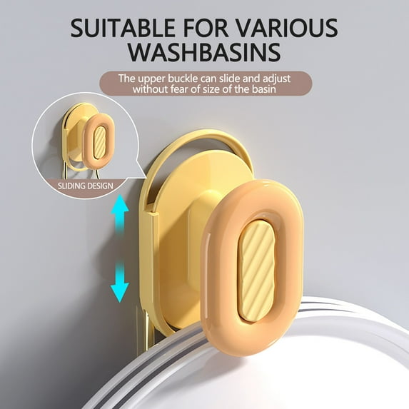 Needhep Multiple Uses Triple Coat Hooks Adhesive Wall Hooks For Hanging, Multiple Uses Adhesive Banana Hook Heavy Duty Robe Hook Hat Rack, For Hanging Ironing Board Towel (Yellow)