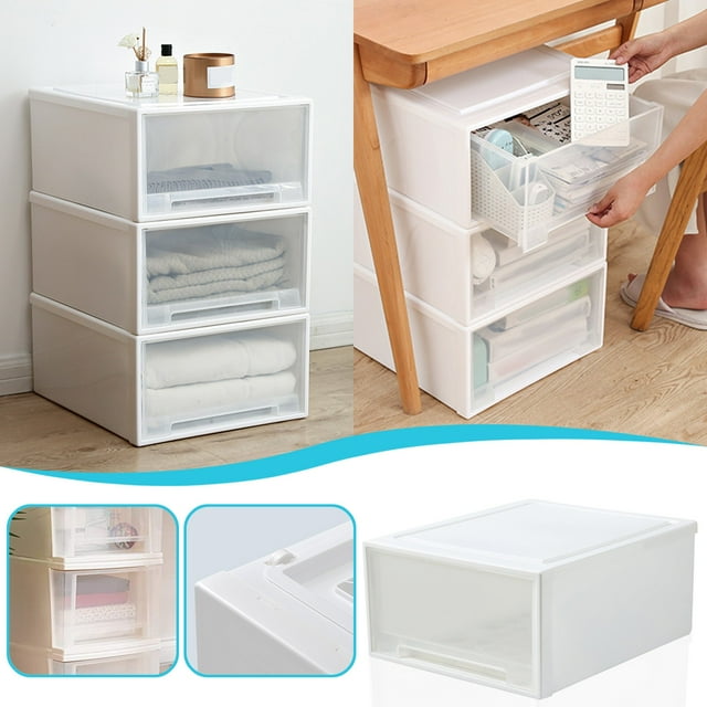 Needhep New Upgrade Multi-Purpose Wheeled Latching Storage Box Mouse ...