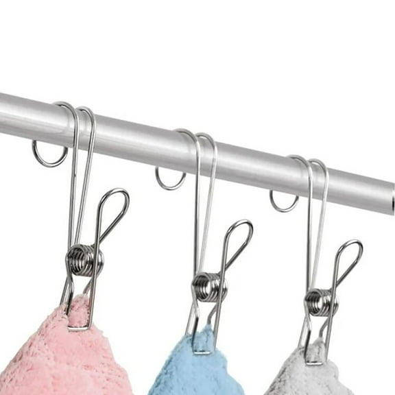 Needhep Non Slip Multifunctional Metal Hangers, Plastic Hangers With Wide Shoulder Notches Wire Metal Hangers Stainless Steel Multilayer Pant Closet Clothes Hangers, for Ties Swimsuits (B)