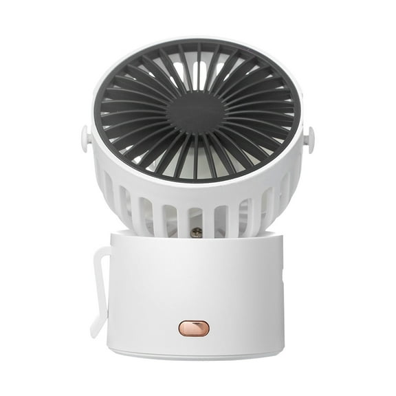 Needhep Office Air Conditioner Handheld Mini Fan,Outdoor Small Fan Clearance, Outdoor Cooling Fan, Rotating Fan for Bedroom (B)