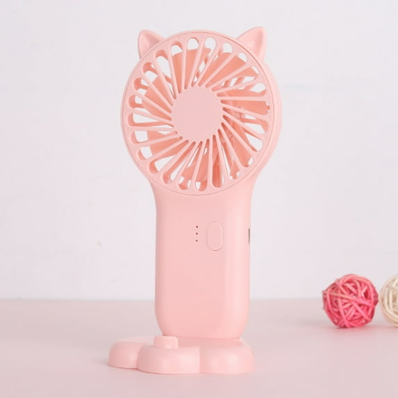 Needhep Oscillating Bladeless Fan With Remote,Quiet Room Fan, Portable Wireless Fan, Small Desk Fan Quiet, Mobile Fan (Pink)