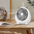 thumbnail image 1 of Needhep Oscillating Desk Fan,Portable Fan for Camping, Cooling Desk Fan, Desk Fans for Office, Mobile Fan (White), 1 of 8
