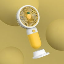 Needhep Oscillating Personal Fan,Small Outdoor Fan, Cooling Desk Fan, Fans for Bedroom Cold Air, Powerful Desk Fan (Yellow)