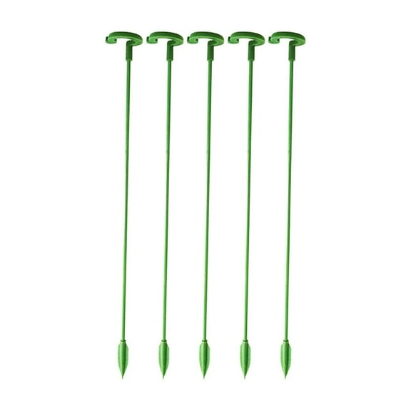 Needhep Plant Support Stakes, Metal Peony Cages and Supports, Garden Stakes Plant Support Cage, Large Plant Support Ring for Outdoor Indoor Plant Peony Tomato Rose Flowers Vine (5pc A)