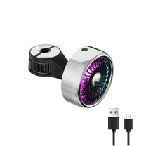 Needhep Portable Electric Oscillating Fan,Small Fan for Bedroom, Remote Controlled Fan, Small Rotating Fan, Hand Fans Battery Operated (B)