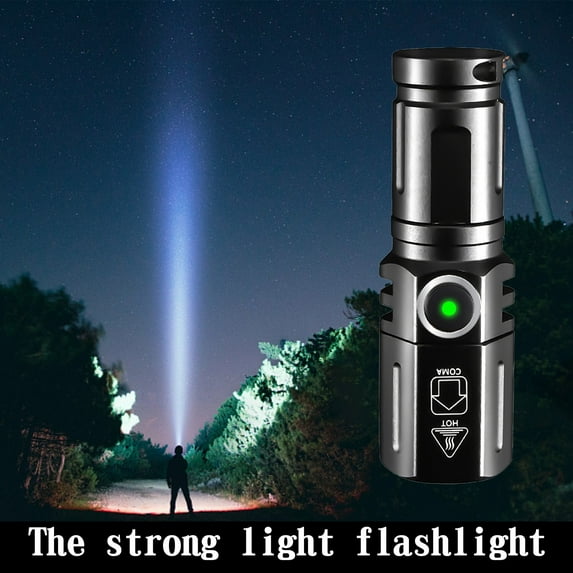 Needhep Portable Flashlights for CampingLife Gear Flashlight, Ultraviolet Flashlights 365nm, Portable Bike Flashlight Adjustable Brightness (Multicolor)