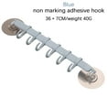 thumbnail image 1 of Needhep Prevent Scratche Door Hanger Wall Hook Hanging Back To School, J Hook Slatwall Hooks And Hangers Coat Rack Wall Mounted Hooks, For For Hanging Clothes (Blue), 1 of 3