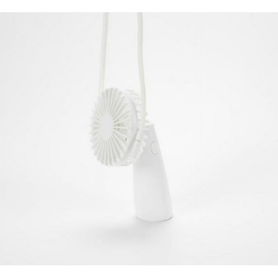 Needhep Quiet Floor Fan,Nightstand Fan for Bedroom, Small Electric Fan With Cord, Personal Cooling Fan, Portable Fan Battery Operated (White)