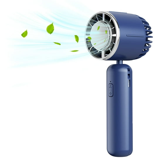 Needhep Quiet Oscillating Bladeless Fan,Bed Room Fan, Air Circulation Fan, Cool Air Fan, Fans for Living Room (Blue)