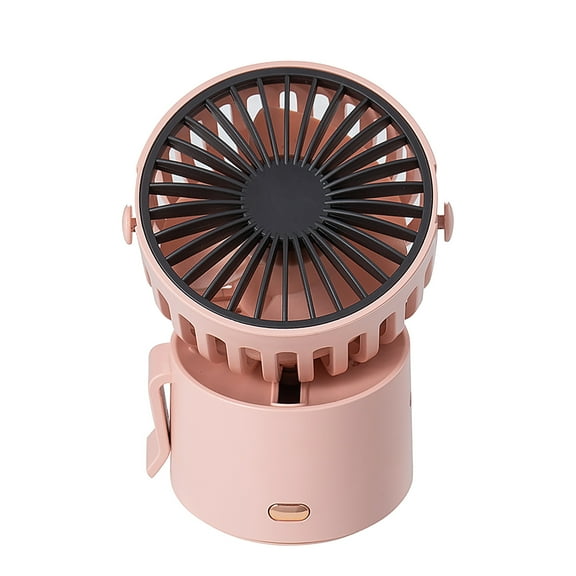 Needhep Quiet Pedestal Fans,Usb Fan for Desk, Small Fan For Office, Desk Fan With Remote, Powerful Fan for Bedroom (Pink)