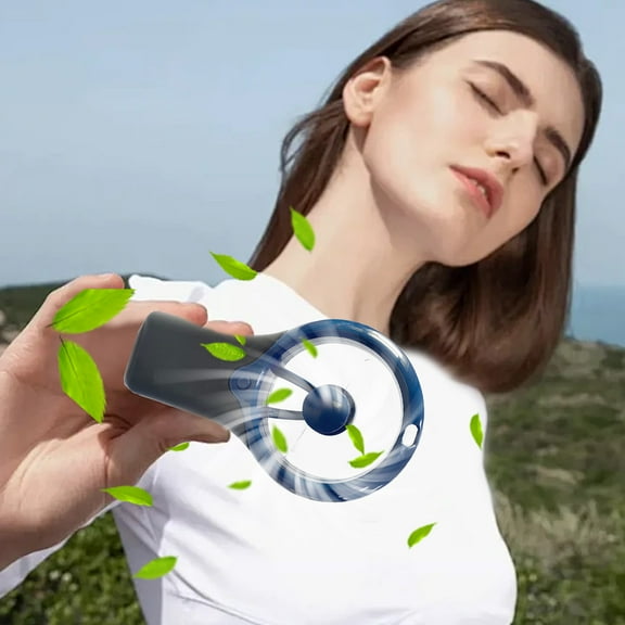 Needhep Quiet Set Whole Room Tower Fan Gaiatop Portable Handheld Fan,Fans for Bedroom Cold Air, Small Fans for Bedroom, Air Cooling Fan for Room Bedroom (Blue)