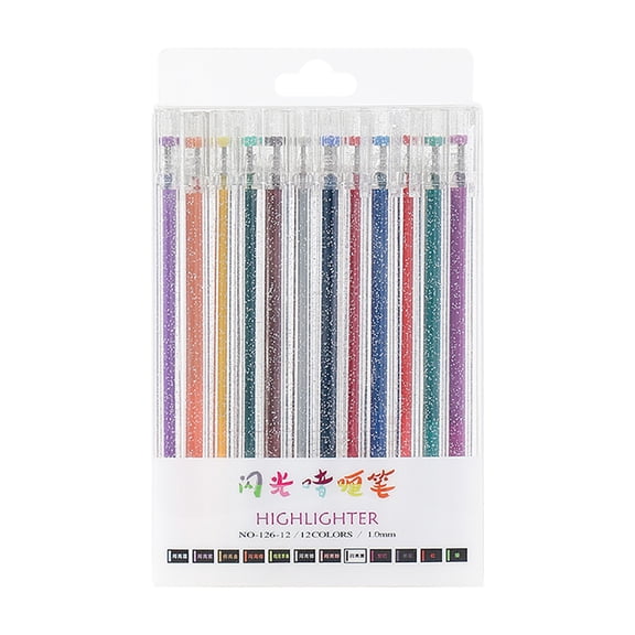 Needhep Roller Ball Pens for Writing Ball Point Pens Black Ink Liquid Ink Rollerball Pens Assorted Colors Assorted Colored Permanent Paint Marker for Husband ()