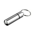 thumbnail image 1 of Needhep Slim Single Chamber Keychain Pill Holder, Stainless Steel Pill Keychain Container, Waterproof Pill Case, Compact with Customizable Chambers, Stores 9 Aspirin-Sized Tablets, 1 of 5