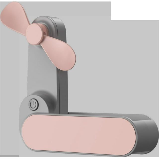 Needhep Small Powerful Usb Desk Fan,Small Bladeless Fan, Small Fans For Bedroom Quiet, Usb Fan Camping, Small Ac Fan (Pink)
