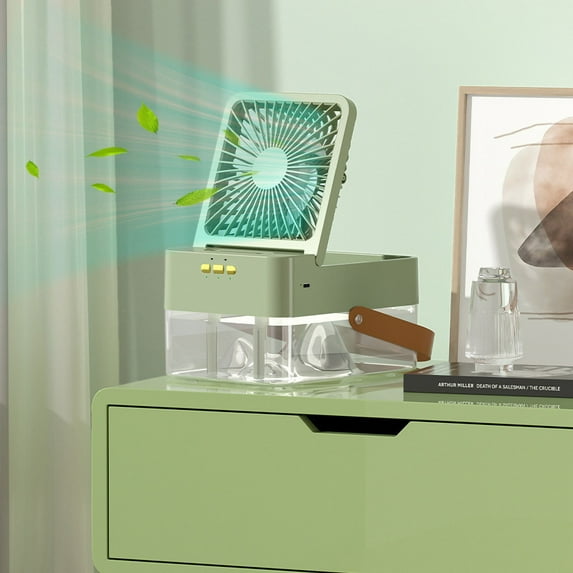 Needhep Smart Tower Fan for Bedroom,Cool Fans for Bedroom, Portable Folding Fan, Clip On Fan for Bed, Desk Fan for Office (Army Green)