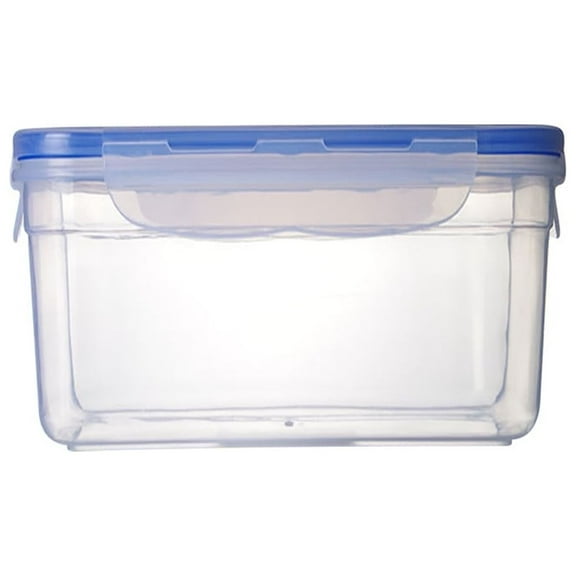 Needhep Stackable Plastic Storage Bin With Latching Lid Small Storage Containers With Lids, Storage Bin With Lids, Plastic Totes for Storage, Hat Boxes for Women Storage (as show)