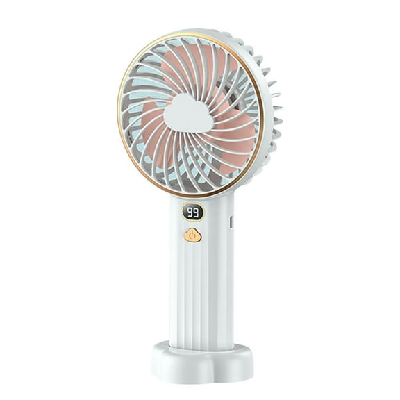 Needhep Standing Fans for Indoors,Bladeless Fan Small, Fan For Baby Room, Small Fan for Desk, Fan for Beach (White)
