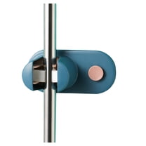 Needhep Sturdy Over The Door Coat Rack Broom And Mop Grippers Wall Hook, Slatwall Accessories Slatwall Panel Hooks Hooks For Robes Bathroom Towel Hanger, For Towel, Hat, Key, Cup (Blue)