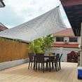 thumbnail image 1 of Needhep Sun Shade Sail Brown Square 2024 New Upgrade Triangle Shade Covers,Sun Shades Outdoor Patio Waterproof,Pool Shades for Above Ground Pools for Outdoor Plants (), 1 of 8