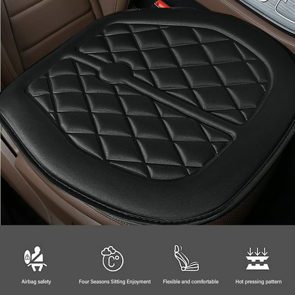 Needhep Thickened Big Seat Cushion, Office Chair Cushions, Memory Foam Cushion, Thick Seat Cushions for Office Chairs, Cushion for Long Car Rides (Black)