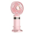 thumbnail image 1 of Needhep Usb Desk Fan,Large Battery Operated Fan, Small Bathroom Fan, Small Rotating Fan, Fan Portable Mini (Pink), 1 of 11