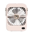 thumbnail image 1 of Needhep Usb Rechargeable Personal Fan,Portable Travel Fan, Portable Oscillating Fan for Travel, Quiet Bedroom Fan, Bed Fan Under Sheets (Pink), 1 of 11