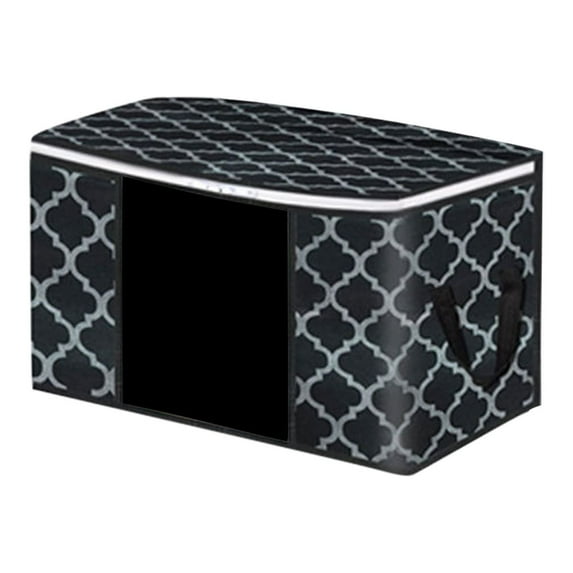 Needhep Versatile Storage BoxClear Bins for Organizing With Lids, Large Totes With Lids for Storage, Closet Storage Bins, Bpa Free (Navy)