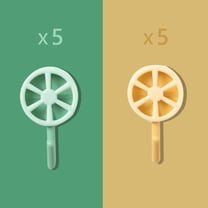 Needhep Wall Mount Towel Hanger Door Hanger Hooks Clear Wall Hooks For Hanging, Slat Wall Shelf Brackets Slat Wall Hanging Self Adhesive Home Kitchen Wall Coat Hooks, For For Hanging Clothes (A)