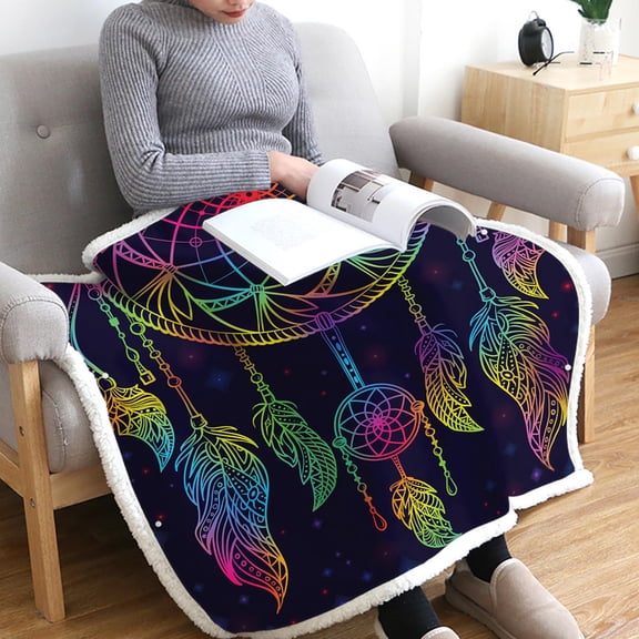 Needhep Woven And Breathable Blanket For Bed Summer Blanket Queen Size,Independence Day Fleece Blanket,100% Cotton Blanke, Couch Chair Blanket (F)