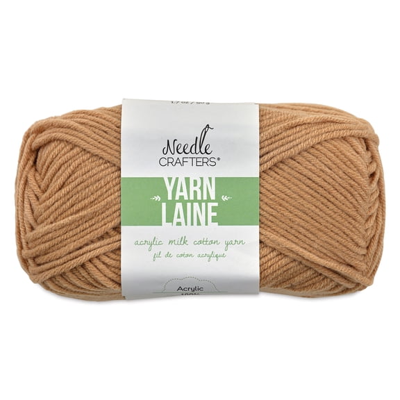 Needle Crafters Milk Cotton Yarn - Beige, 87 yds