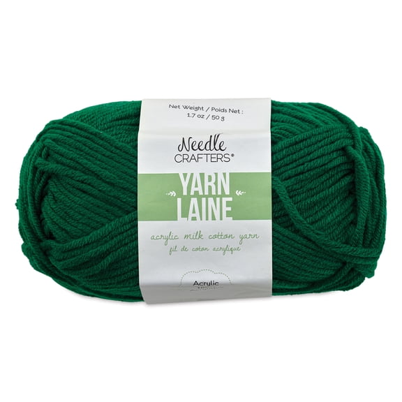 Needle Crafters Acrylic Yarn Hunter Green