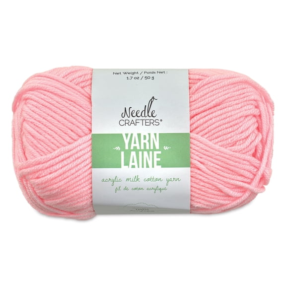 Needle Crafters Acrylic Yarn Light Pink