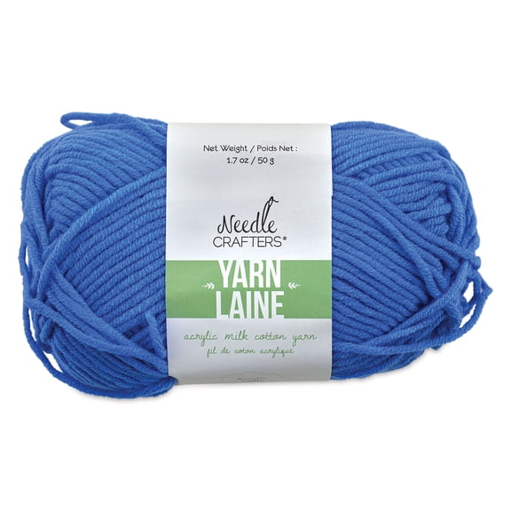 Needle Crafters Milk Cotton Yarn - Royal Blue, 87 yds
