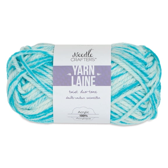 Needle Crafters Twist Duo-Tone Yarn - Aqua, 46 yds