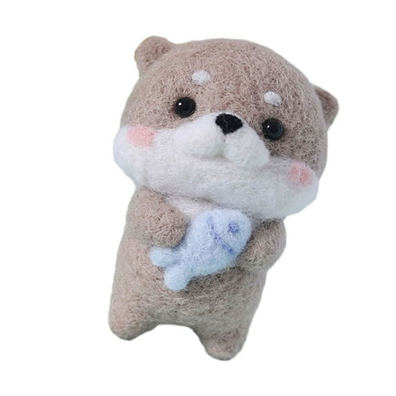 Needle Felting Starter Kits Capybara Wool Felting Craft Making Supplies Needle Felting Kits for Beginners Craft