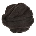 thumbnail image 1 of Needle Felting Wool, 3.5Oz Nature Fibre Wool Yarn Roving for Wet Felting, Handcrafts (Dark Coffee), 1 of 6