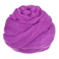 thumbnail image 1 of Needle Felting Wool, 3.5Oz Nature Fibre Wool Yarn Roving for Wet Felting, Handcrafts (Violet), 1 of 6