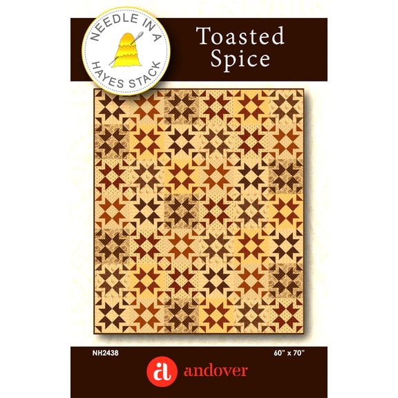 Needle In A Hayes Stack Toasted Spice Quilt Pattern NH2438