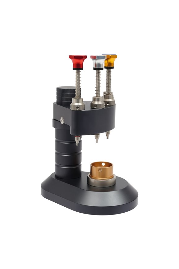 Needle Loader 4-Pin Watch Hand Installation Tool Precision Press Fit Setter Watch Repair Tools for 2035/2824/3135 Movements w/ 4 Steel Tips Watch Hand Presser