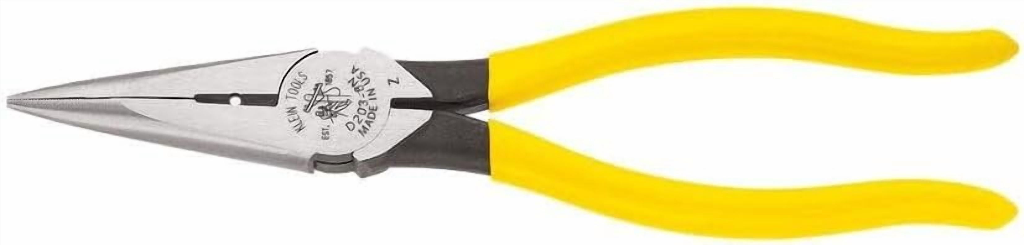Needle Nose Plier, 8-7/16 in., Smooth