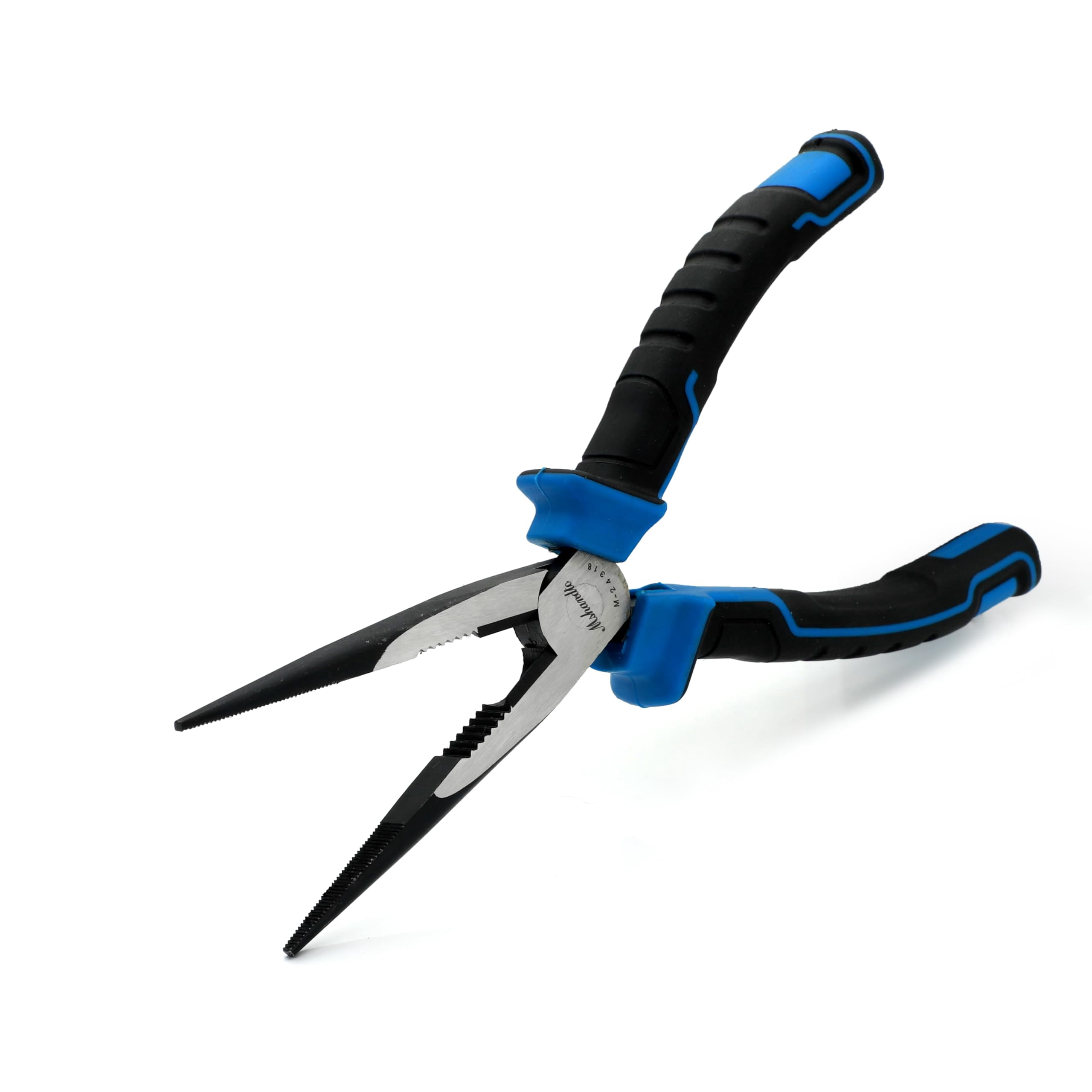 Needle Nose Pliers, 6" Long Nose Pliers for Wire Bending, High Carbon Steel Needle Nose Plier, Serrated Jaw Pliers for Jewelry Making, Electronics Repair, Object Grasping