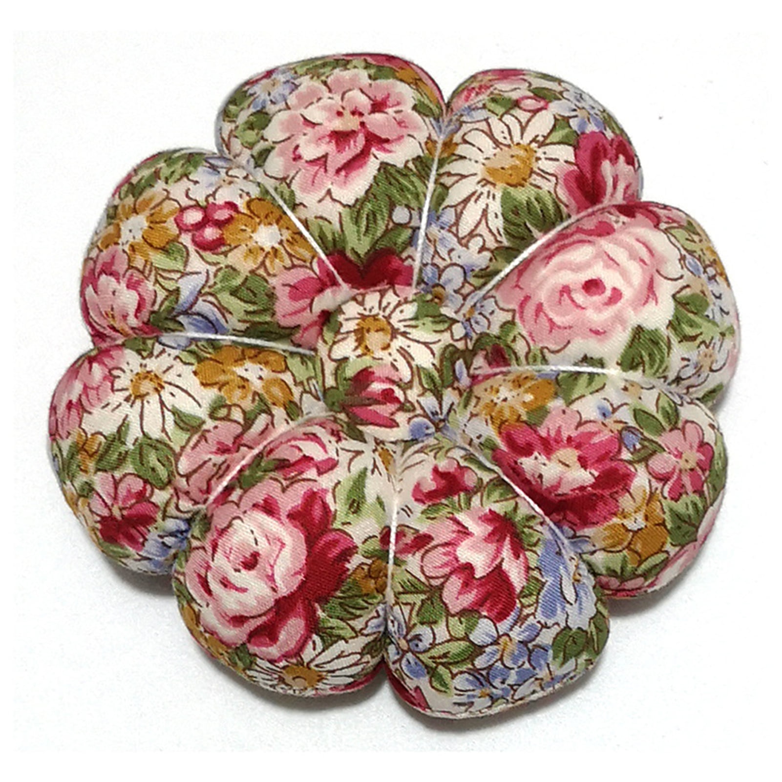 Needle Pad Soft Touch Pumpkin Shaped Portable DIY Handcraft Sewing Pin