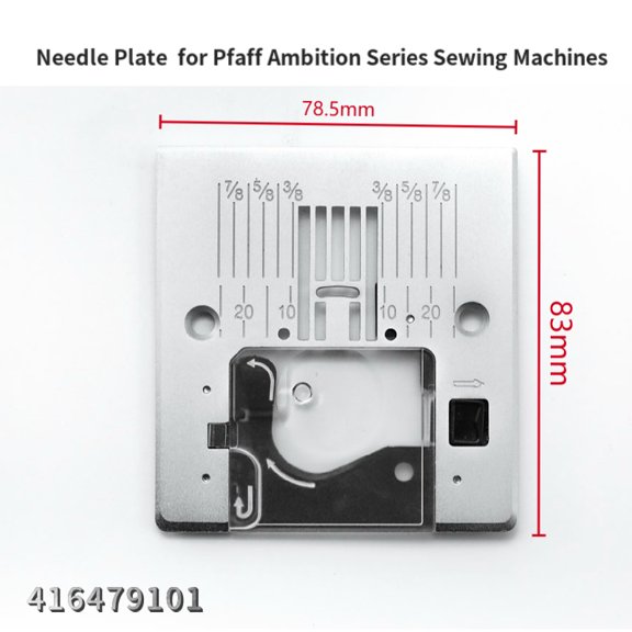 Needle Plate #416479101 for Pfaff Ambition Series Sewing Machines