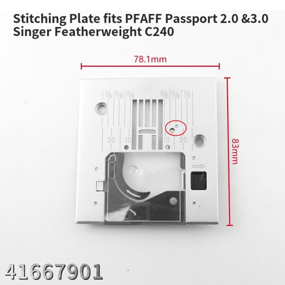 Needle Plate fit Singer #416679601