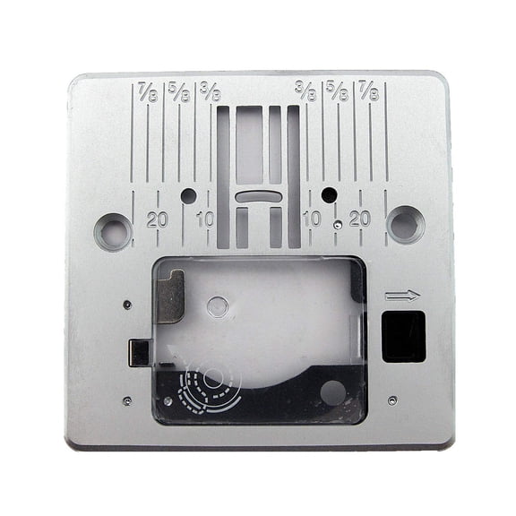 Needle Plate with Cover Plate 416472401 for Singer Heavy Duty 4411, 4423, 4432, 5532, 5554, 44S, Scholastic 5511, 5523, 3321 Simple