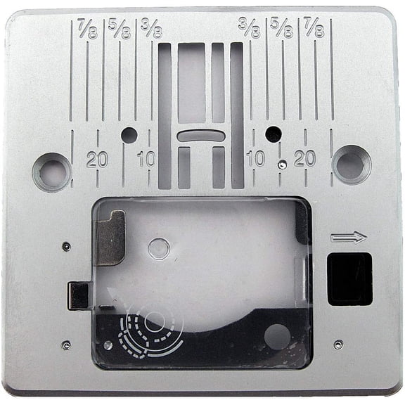 Needle Plate with Cover Plate 416472401 for Singer Heavy Duty 4411, 4423, 4432, 5532, 5554, 44S, Scholastic 5511, 5523, 3321 Simple