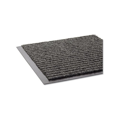 Needle Rib Wipe and Scrape Mat Polypropylene, 48 x 72, Gray