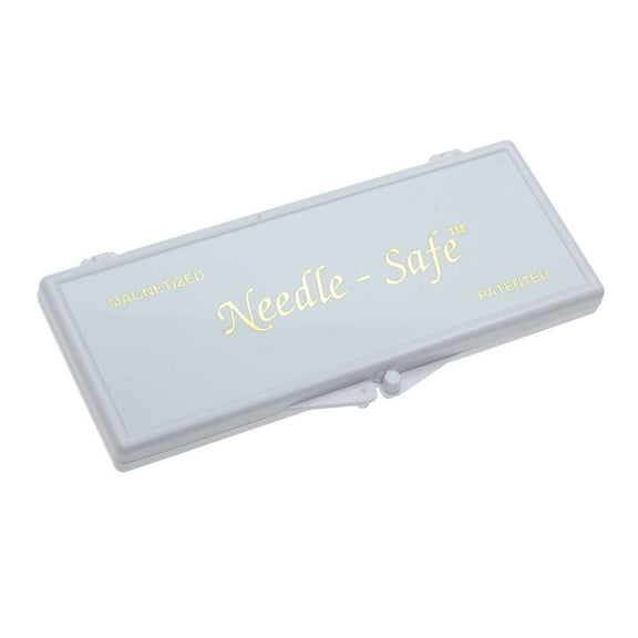 Needle-Safe Magnetized Needle Case, Rectangle 4.5x1.75 Inches, 1 Case