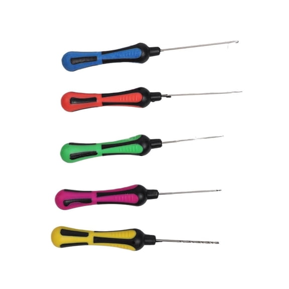 Needle Threader For Easy Hook Baiting Device Stainless Steel Pointed End Fishing for Outdoor Angling Accessories